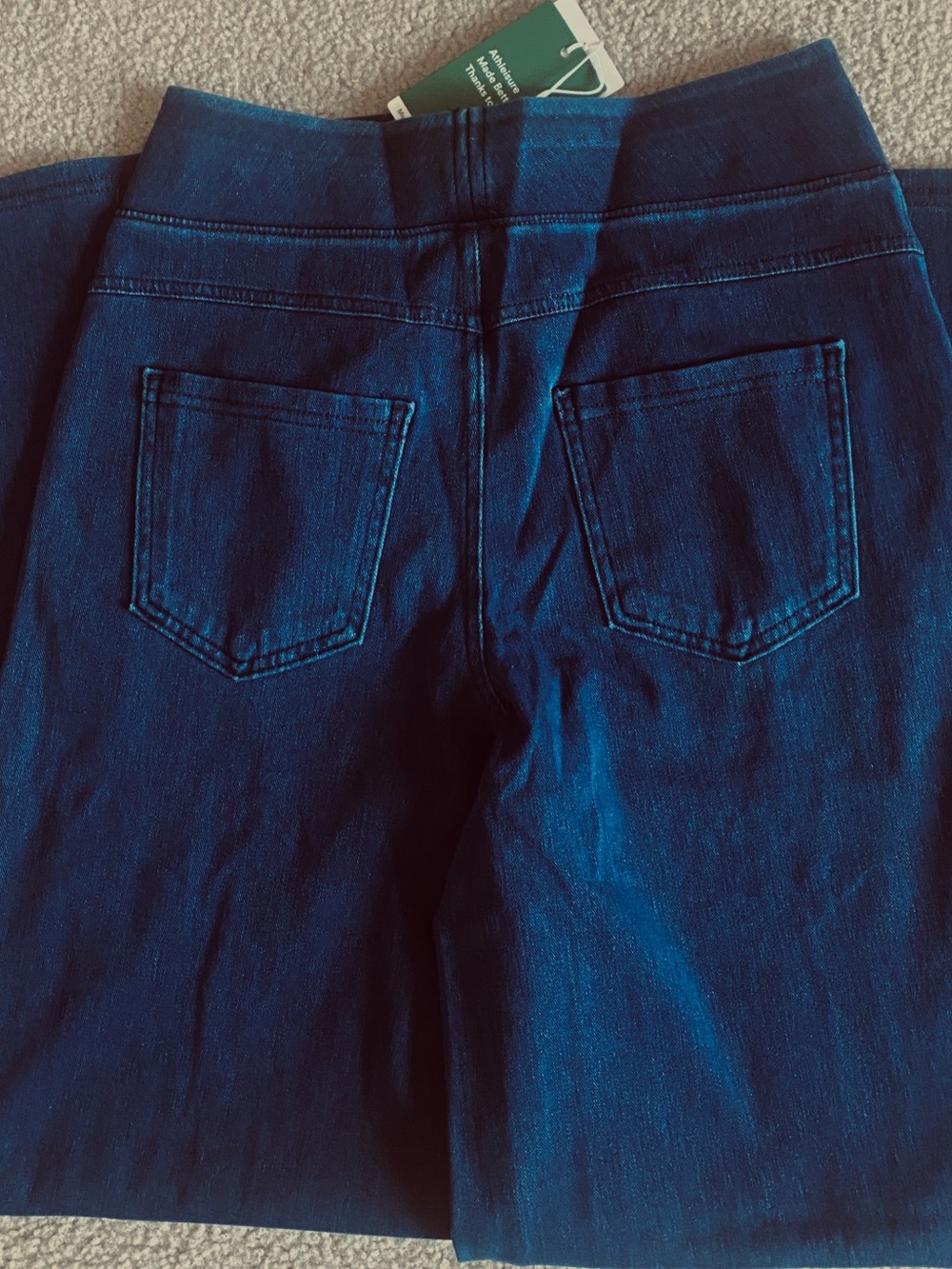 SMALL    HALARA FLEX BAGGY WIDE LEG DISTRESSED JEANS - Picture 7 of 8